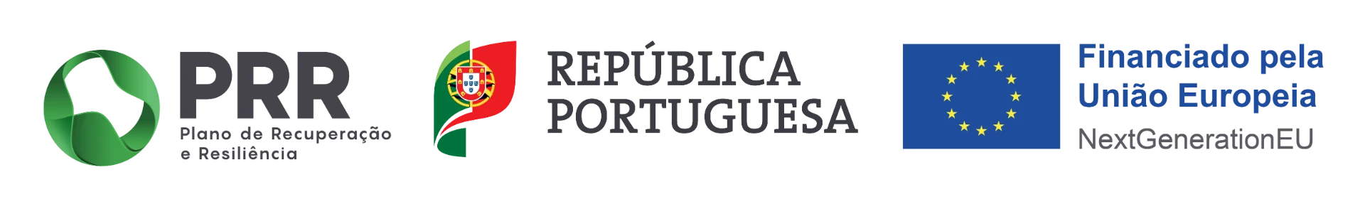 PRR · República Portuguesa · União Europeia — NextGenerationEU